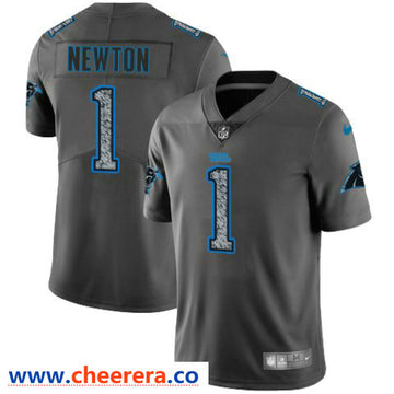 Nike Cam Newton Carolina Panthers gray Vapor jersey