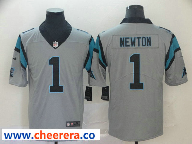 Nike Cam Newton Carolina Panthers silver Inverted Legend jersey