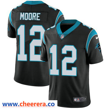 Nike D. J. Moore Carolina Panthers black Vapor jersey