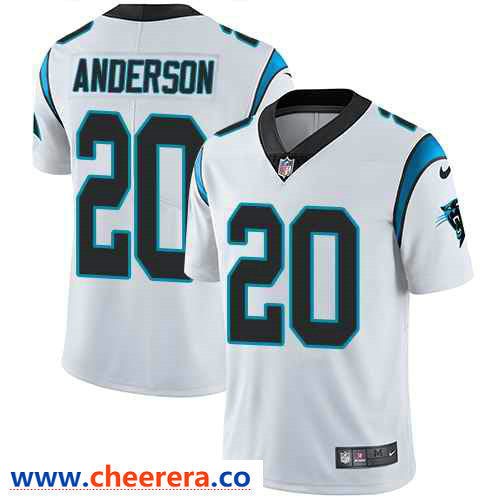 Nike C.J. Anderson Carolina Panthers white Vapor jersey