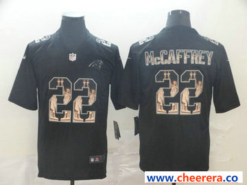Nike Christian McCaffrey Carolina Panthers black Limited jersey
