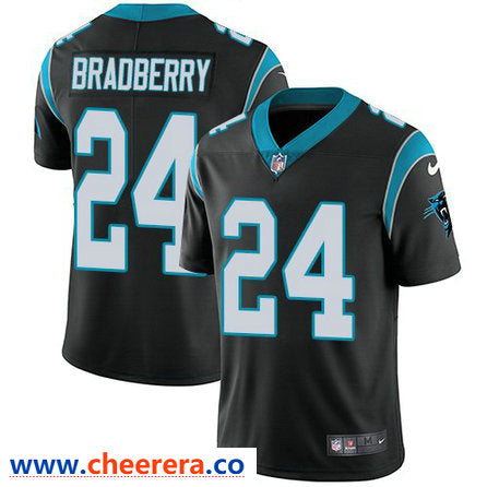 Nike James Bradberry Carolina Panthers black Vapor jersey