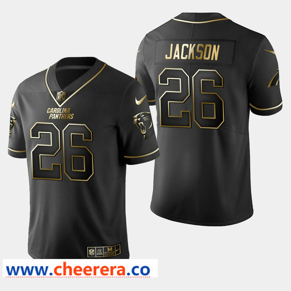 Nike Donte Jackson Carolina Panthers black Vapor jersey