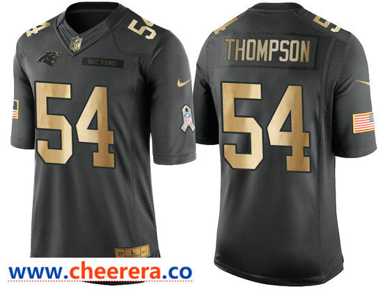 Nike Shaq Thompson Carolina Panthers anthracite Salute To Service jersey