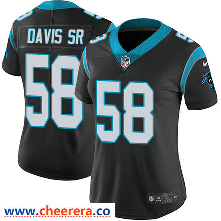 Nike Thomas Davis Sr Carolina Panthers black Vapor jersey