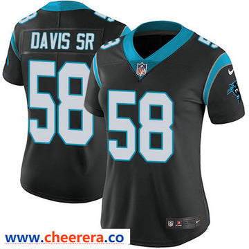 Nike Thomas Davis Sr Carolina Panthers black Vapor jersey