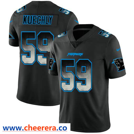 Nike Luke Kuechly Carolina Panthers black Vapor jersey