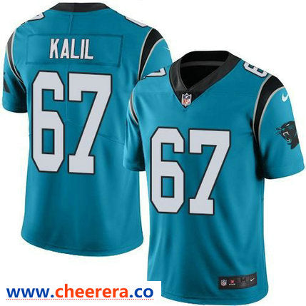 Nike Ryan Kalil Carolina Panthers blue Vapor jersey