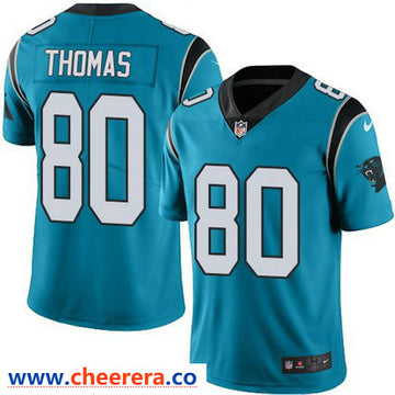 Nike Ian Thomas Carolina Panthers blue Vapor jersey