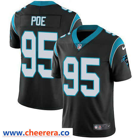 Nike Dontari Poe Carolina Panthers black Vapor jersey