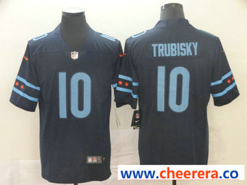 Nike Mitchell Trubisky Chicago Bears black Vapor jersey