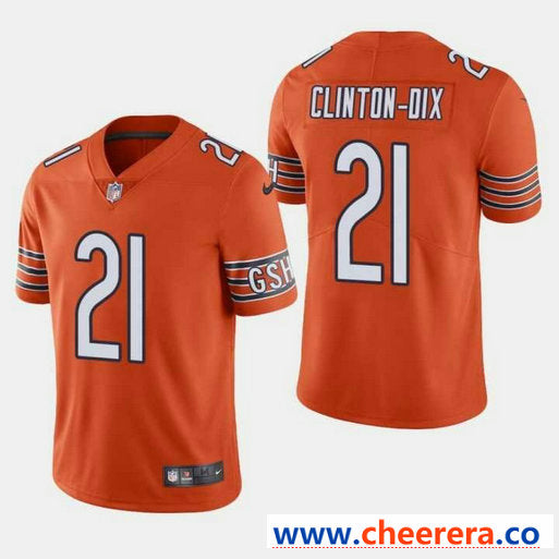 Nike HaHa Clinton Dix Chicago Bears orange Vapor jersey