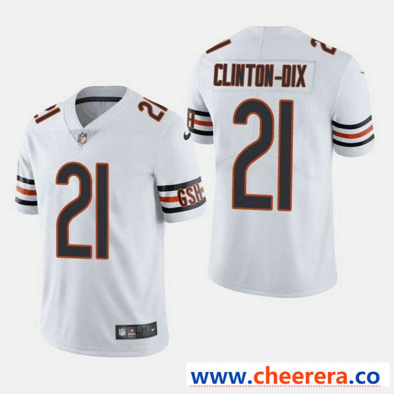 Nike HaHa Clinton Dix Chicago Bears white Vapor jersey