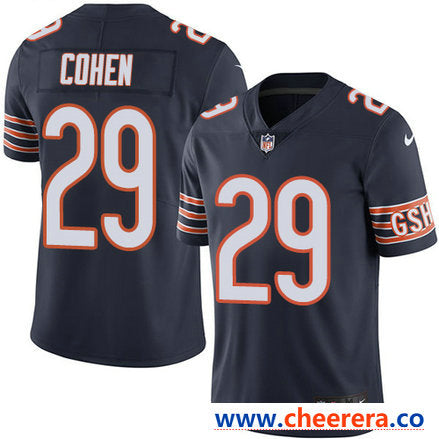 Nike Tarik Cohen Chicago Bears navy Vapor jersey