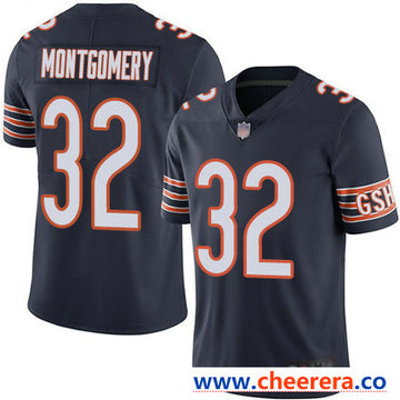 Nike David Montgomery Chicago Bears navy Vapor jersey