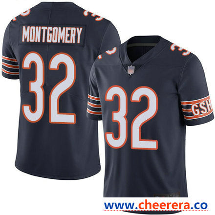 Nike David Montgomery Chicago Bears navy Vapor jersey