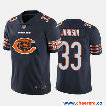 Nike Jaylon Johnson Chicago Bears navy Vapor jersey