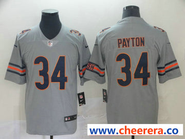 Nike Walter Payton Chicago Bears gray Inverted Legend jersey