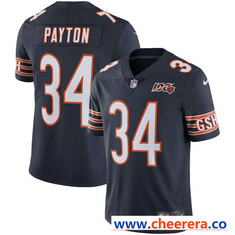 Nike Walter Payton Chicago Bears navy Vapor jersey