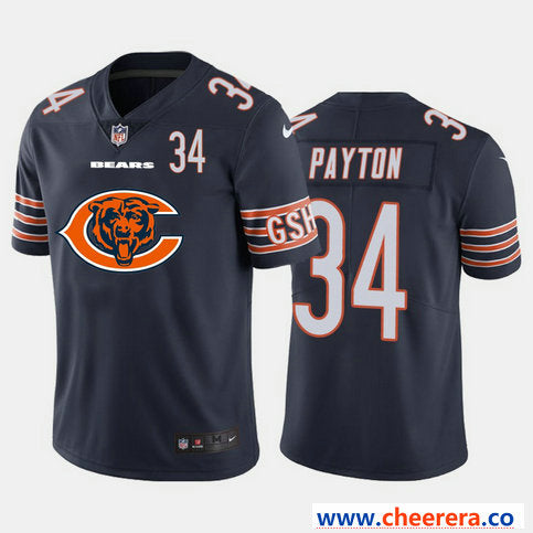 Nike Walter Payton Chicago Bears navy Vapor jersey