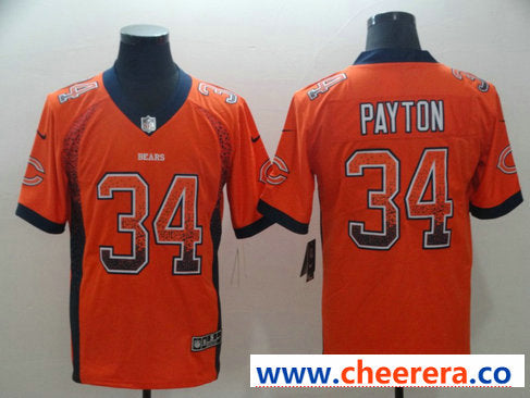 Nike Walter Payton Chicago Bears orange Limited jersey
