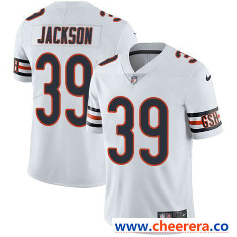 Nike Eddie Jackson Chicago Bears white Vapor jersey