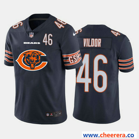 Nike Kindle Vildor Chicago Bears navy Vapor jersey