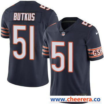 Nike Dick Butkus Chicago Bears navy Vapor jersey