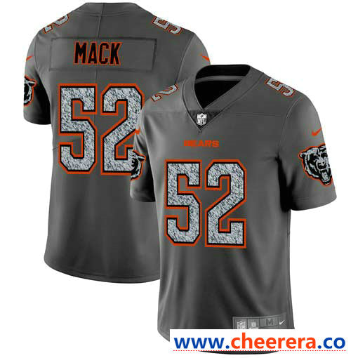 Nike Khalil Mack Chicago Bears gray Vapor jersey
