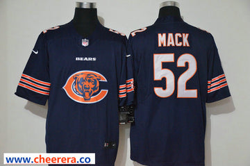 Nike Khalil Mack Chicago Bears navy Vapor jersey