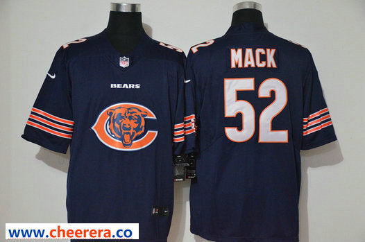 Nike Khalil Mack Chicago Bears navy Vapor jersey