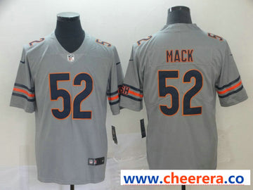 Nike Khalil Mack Chicago Bears silver Inverted Legend jersey