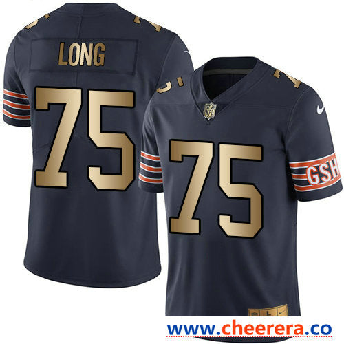 Nike Kyle Long Chicago Bears navy Color Rush jersey