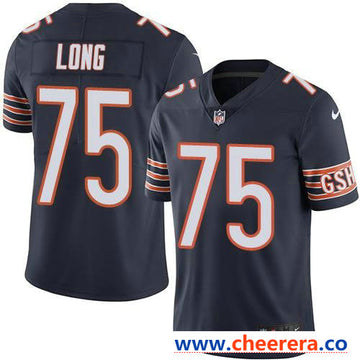Nike Kyle Long Chicago Bears navy Vapor jersey