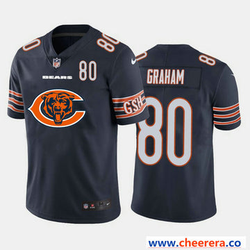 Nike Jimmy Graham Chicago Bears navy Vapor jersey