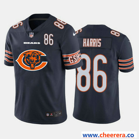 Nike Demetrius Harris Chicago Bears navy Vapor jersey