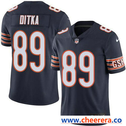 Nike Mike Ditka Chicago Bears navy Vapor jersey