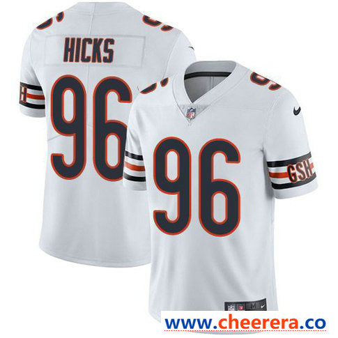 Nike Akiem Hicks Chicago Bears white Vapor jersey