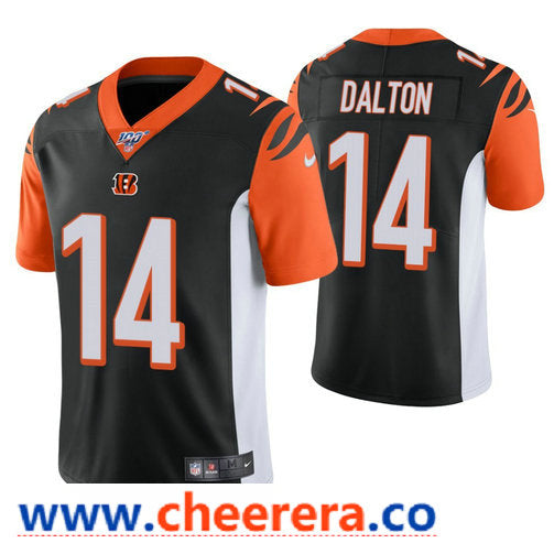 Nike Andy Dalton Cincinnati Bengals black Vapor jersey