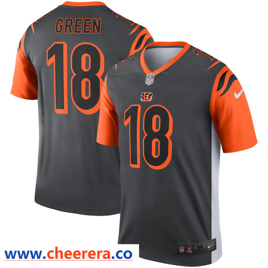 Nike A.J Cincinnati Bengals green Inverted Legend jersey