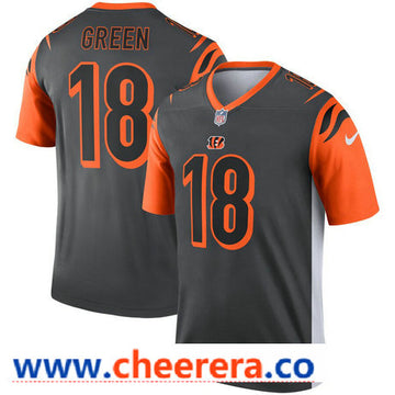 Nike A.J Cincinnati Bengals green Inverted Legend jersey
