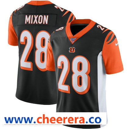 Nike Joe Mixon Cincinnati Bengals black Vapor jersey