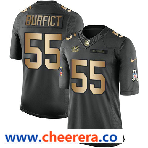 Nike Vontaze Burfict Cincinnati Bengals anthracite Salute To Service jersey