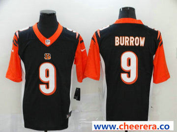 Nike Joe Burrow Cincinnati Bengals black Vapor jersey