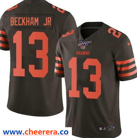 Nike Odell Beckham Jr Cleveland Browns brown Color Rush jersey