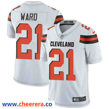 Nike Denzel Ward Cleveland Browns white Vapor jersey