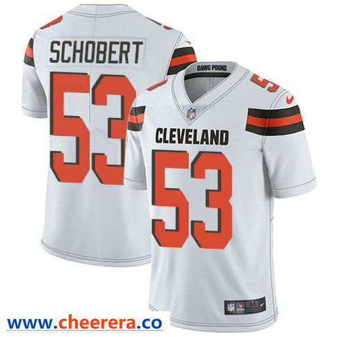 Nike Joe Schobert Cleveland Browns white Vapor jersey