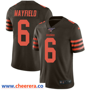 Nike Baker Mayfield Cleveland Browns brown Color Rush jersey