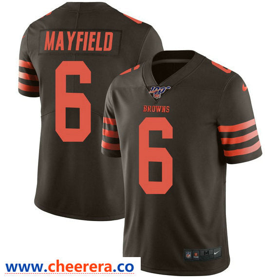 Nike Baker Mayfield Cleveland Browns brown Color Rush jersey