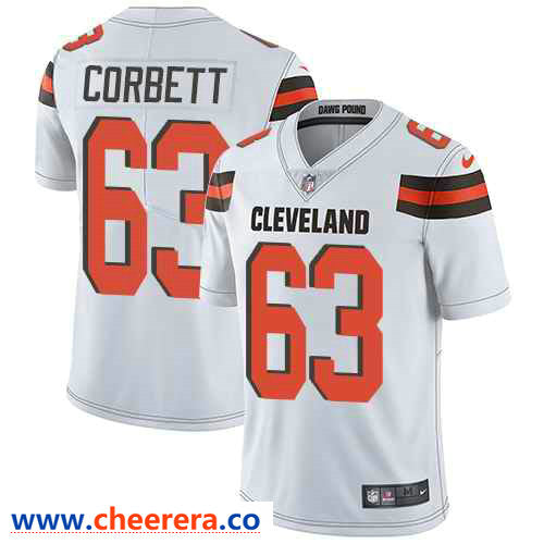 Nike Austin Corbett Cleveland Browns white Vapor jersey
